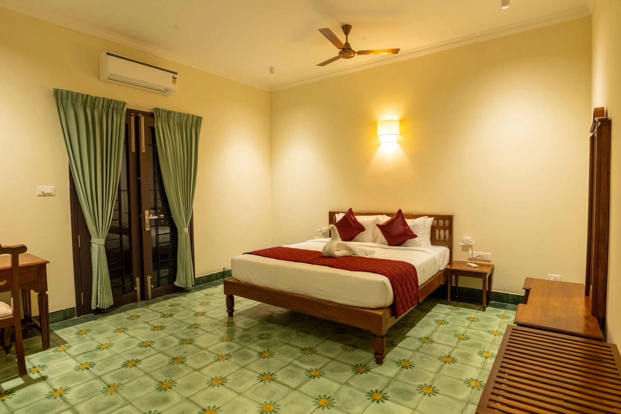 Deluxe family bedroom at Nadhima Heritage Villas
