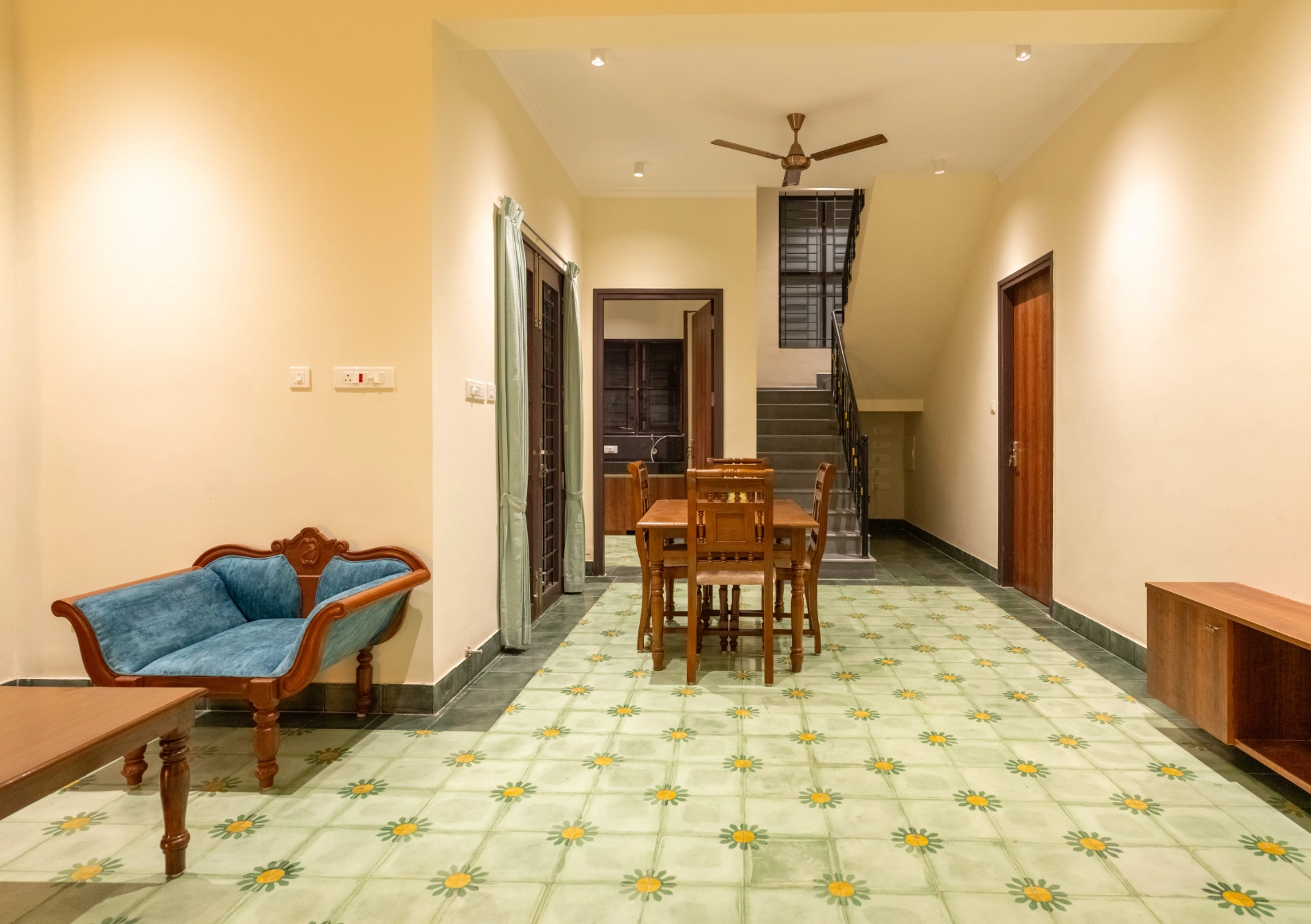 Dining and living area at Nadhima Heritage Villas