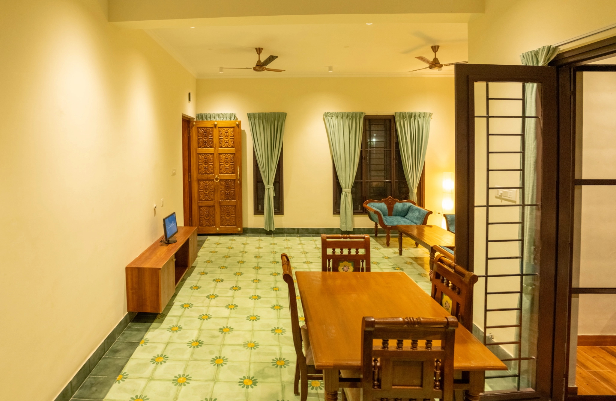 Spacious living hall at Nadhima Heritage Villas
